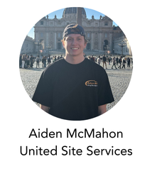 Aiden McMahon of United Site Services